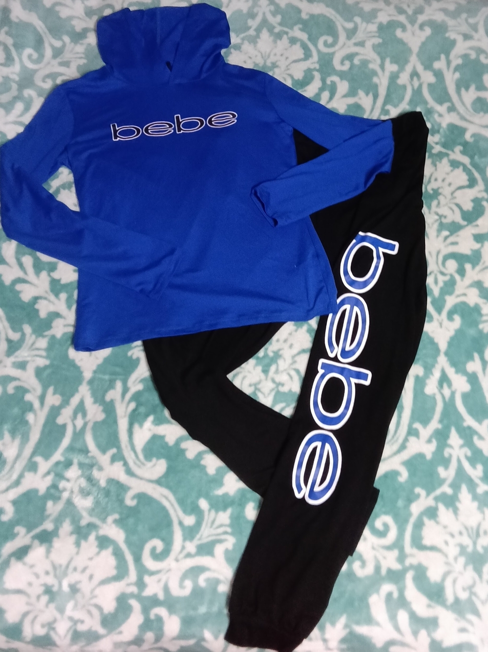 Bebe Logo Hoodie & Joggers Set